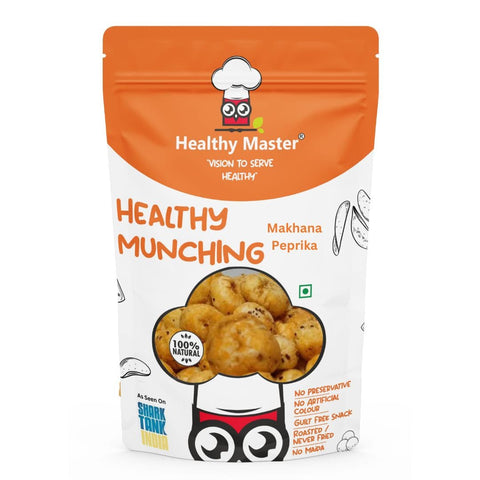 Healthy Master Crispy Fox Nuts |Makhana | Peprika Flavour